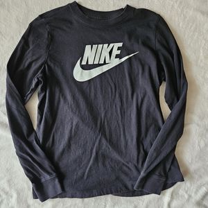 Nike,M, black long sleeve T shirt
